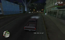 CJ and Ryder making their way to the train.