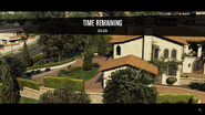 Solomun drives up the driveway of the De Santa Residence.