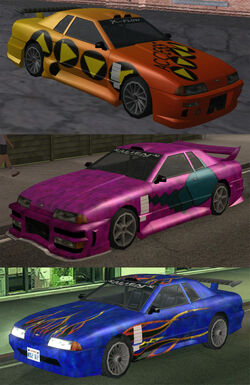 GTA San Andreas Tuned McQueens from Cars Race-o-Rama Mod 