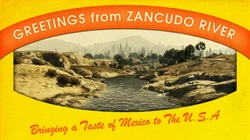 Advertisement for the Zancudo River.
