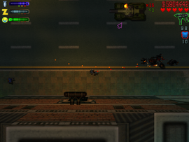 Killing the soldiers.