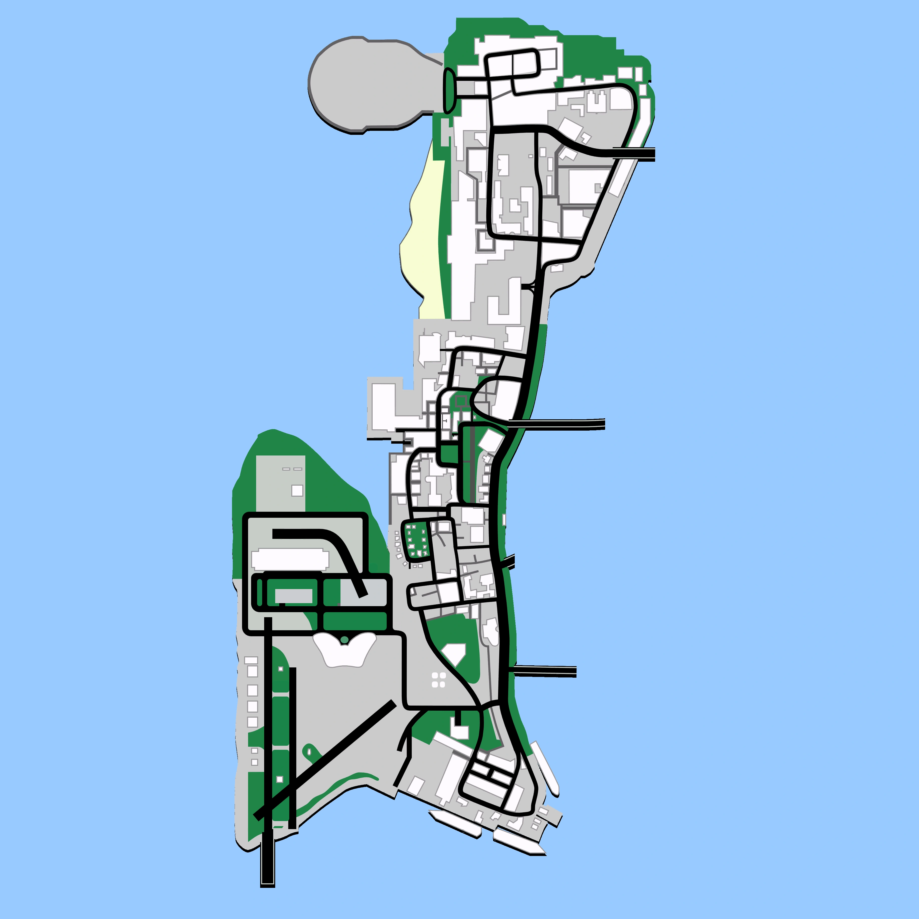 gta vice city map properties