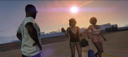 Island dance party attendees at LSIA.
