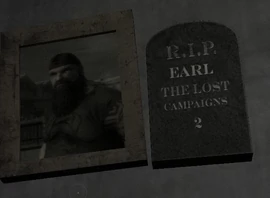 Earl's photo on the Memory Wall at Lost MC's Clubhouse