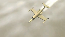 A business jet travelling to Liberty City.