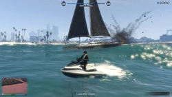 All boats destroyed.