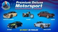 Premium Deluxe Motorsport stock.