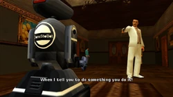  executing  for not doing his task in time