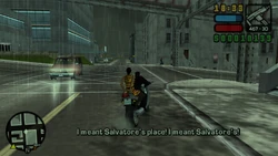 Toni arrives where they started, but learns to his irritation that Maria meant Salvatore Leone's mansion in Portland Beach.