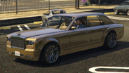 The Super Diamond Modded 3 Super Diamond in Grand Theft Auto V. (Rear quarter view)