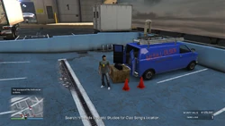 Equipped the technician uniform