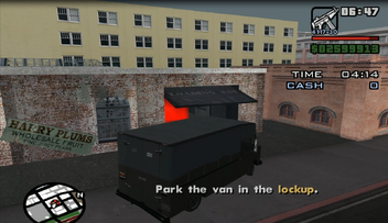 The lockup in Doherty, San Fierro.