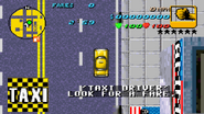 Taxi Driver. Look for a fare.