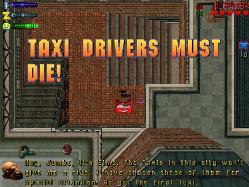 Taxi Driver - Side-Missions - Walkthrough (Original), Grand Theft Auto III  - The Definitive Edition