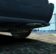 A planted car bomb in Grand Theft Auto IV.