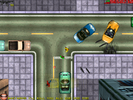 Mr. Watsane confronts the protagonist with a Pistol.