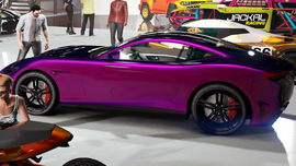 The Stinger TT as seen in a Vinewood Car Club promotional image.