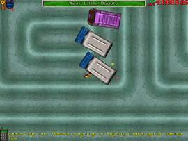 Parking the Transit Van in the parking lot in Little Bogota. Deever tells the protagonist to get rid of a Pickup parked in Felicity.