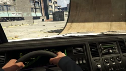 Driver's first-person view
