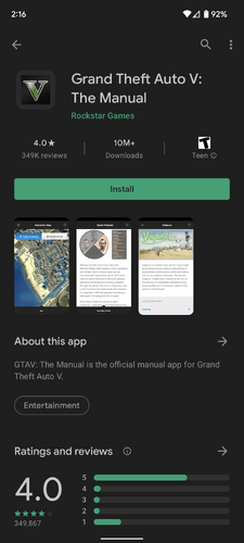 Official Manual App For Rockstar Games' Grand Theft Auto V Available Now On  iOS