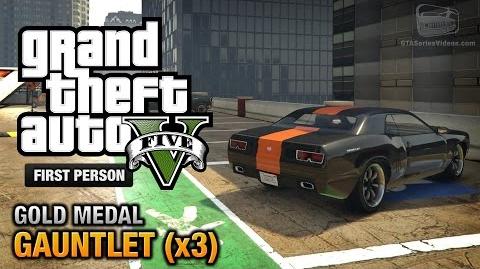 GTA 5 - Mission 74 - Gauntlet (x3) First Person Gold Medal Guide - PS4