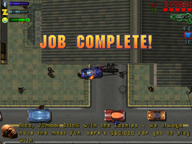 Third target down. Job Complete!