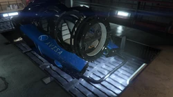 Avisa docking into the Moon Pool