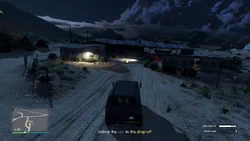 Deliver the van to the drop off