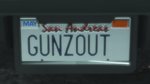 Custom Plate GTAO GUNZ0UT