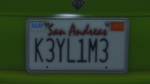 Custom Plate GTAO K3YL1M3