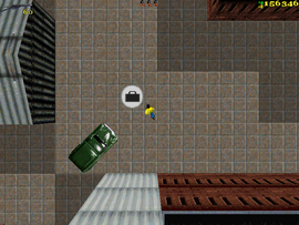 Finding the briefcase containing the poison.
