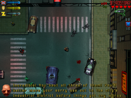 After killing Billy Bob, the mission is complete. There is no Mission Complete screen during this job.