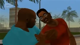 Lance startles Victor.