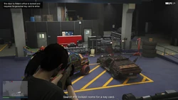 TheDugganRobbery-GTAOe-PlanningWork-VIPPass-SS7.png (1.44 MB) Search the locked rooms for a key card.