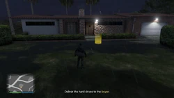 Deliver the hard drives to the buyer.