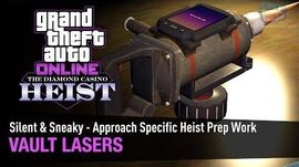 GTA Online The Diamond Casino Heist - Heist Prep Vault Lasers Solo (Cliffford Mercenaries)