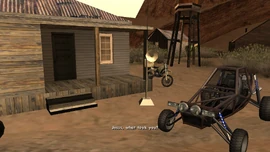 Through the radio, Toreno asks CJ what took him so long.