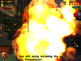 The power plant is destroyed.