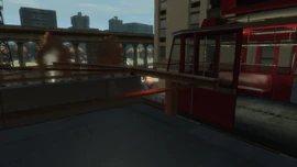 The flying rat at the cablecar station.