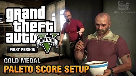 GTA 5 - Mission 49 - Paleto Score Setup First Person Gold Medal Guide - PS4