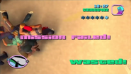 GTA VC Mission Failed Wasted