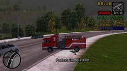 Bonus earned for running over a pedestrian.