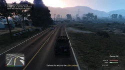 Merryweather has destroyed the Avenger with an airstrike. Reroute and deliver the crates to the LSA Lockup.