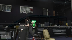 TheDugganRobbery-GTAOe-PlanningWork-VIPPass-SS11.png (1.25 MB) Unlock the door to Peter's office.