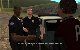 Tenpenny tells Pulaski that they should let Carl do something good with his useless life.