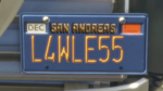 Custom Plate GTAO L4WLE55