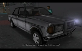 Upon returning back to the alleyway, Tommy approaches Diaz to talk to him.