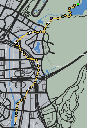 The Dam Before the Storm GTAO Race Map