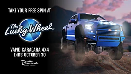 Lucky Wheel advertisement.