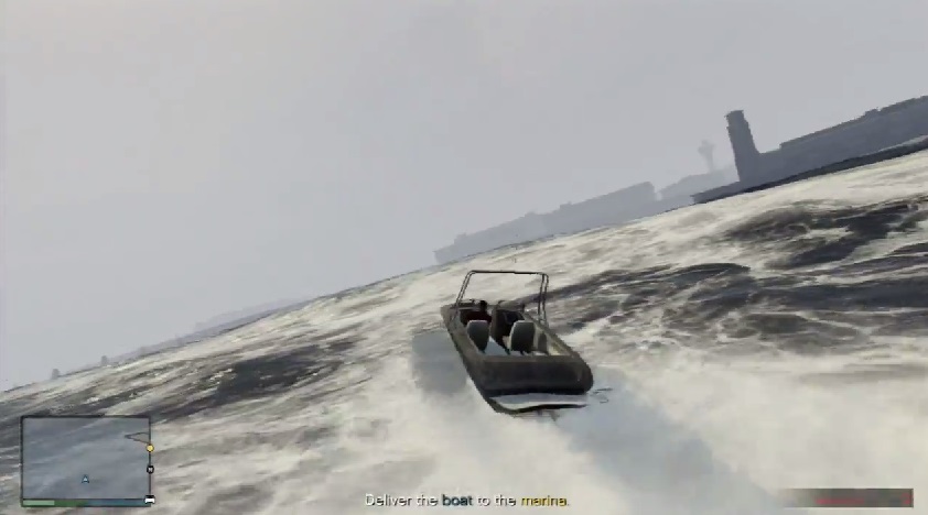 gta v treasure hunt boat